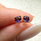 Boucles d'oreilles Single Tulip - Boucles d'oreilles en or 18K et tourmalines violettes 58 Facettes GER1335PU