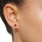 Boucles d'oreilles Aitches Single Tulip - Boucles d'oreilles en or 18K, rubis et diamants 58 Facettes GER1347RB