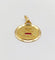 Pendentif Augis - Pendentif médaille d'amour en or 18k, diamant et rubis 58 Facettes A07468