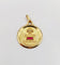 Pendentif Augis - Pendentif médaille d'amour en or 18k, diamant et rubis 58 Facettes A07468