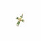Pendentif Pendentif croix en or jaune, émeraudes et diamants 58 Facettes Z15B51843