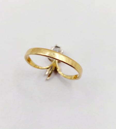 Bague 58 Bague duchesse soviétique en or 18k et diamant 0,40 ct 58 Facettes A07469
