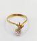 Bague 58 Bague duchesse soviétique en or 18k et diamant 0,40 ct 58 Facettes A07469