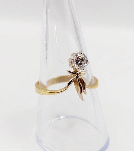 Bague 58 Bague duchesse soviétique en or 18k et diamant 0,40 ct 58 Facettes A07469