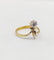 Bague 58 Bague duchesse soviétique en or 18k et diamant 0,40 ct 58 Facettes A07469