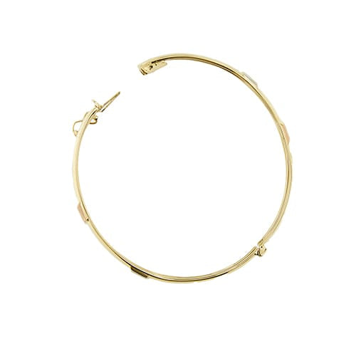 Bracelet rigide en or jaune, blanc et rose 18 ct 58 Facettes 39829