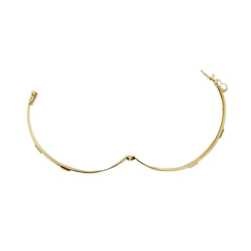 Bracelet rigide en or jaune, blanc et rose 18 ct 58 Facettes 39829