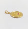 Pendentif Augis - Pendentif médaille d'amour en or 18k, diamant et rubis 58 Facettes A07471