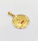 Pendentif Augis - Pendentif médaille d'amour en or 18k, diamant et rubis 58 Facettes A07471