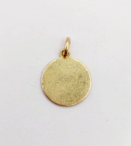 Pendentif Augis - Pendentif médaille d'amour en or 18k, diamant et rubis 58 Facettes A07472
