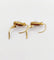 Boucles d'oreilles Dormeuses tourbillon en or 18K, perles et diamants taille rose 58 Facettes A06494