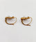 Boucles d'oreilles Dormeuses tourbillon en or 18K, perles et diamants taille rose 58 Facettes A06494