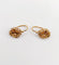 Boucles d'oreilles Dormeuses fleur antiques en or 18k et perles 58 Facettes A06495