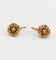 Boucles d'oreilles Dormeuses fleur antiques en or 18k et perles 58 Facettes A06495