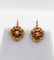 Boucles d'oreilles Dormeuses fleur antiques en or 18k et perles 58 Facettes A06495