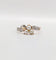 Bague 54 Bague trèfle antique en or rose, platine, perles et diamants 58 Facettes A06880