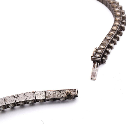 Collier Collier ancien en or et argent avec diamants taille ancienne 58 Facettes CL131 128-59 (000069)