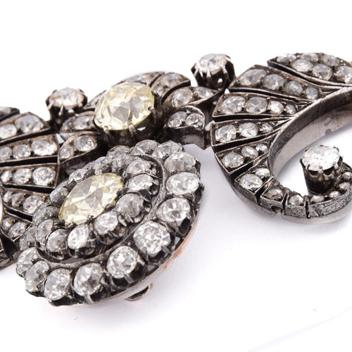 Collier Collier ancien en or et argent avec diamants taille ancienne 58 Facettes CL131 128-59 (000069)