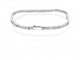Bracelet Ligne Éclatante - Bracelet en or blanc et diamants 58 Facettes fb2
