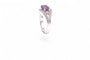 Bague 53 Papillon de Ceylan - Bague en or blanc, saphir et diamants 58 Facettes fb5