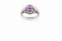 Bague 53 Papillon de Ceylan - Bague en or blanc, saphir et diamants 58 Facettes fb5