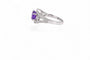 Bague 53 Papillon de Ceylan - Bague en or blanc, saphir et diamants 58 Facettes fb5
