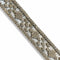 Bracelet Bracelet manchette tissé en or gris 58 Facettes REF24086-249