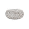 Bague 54 Bague en or blanc et diamants 58 Facettes 4927368CN