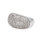 Bague 54 Bague en or blanc et diamants 58 Facettes 4927368CN