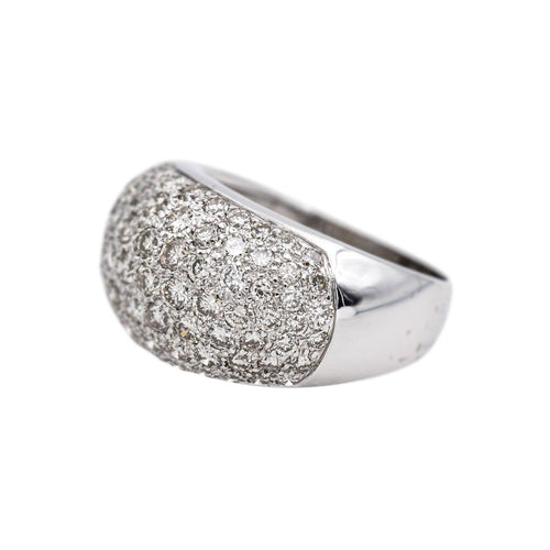 Bague 54 Bague en or blanc et diamants 58 Facettes 4927368CN