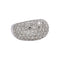 Bague 54 Bague en or blanc et diamants 58 Facettes 4927368CN