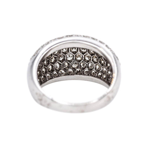 Bague 54 Bague en or blanc et diamants 58 Facettes 4927368CN