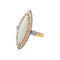 Bague 47.5 Bague marquise en or jaune et blanc, opale et diamants 58 Facettes 5062435CN