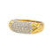 Bague 56 Bague en or jaune et diamants 58 Facettes 5166394RV