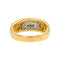 Bague 56 Bague en or jaune et diamants 58 Facettes 5166394RV
