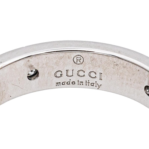 Bague 50 Gucci Icon - Bague en or blanc et diamants 58 Facettes 5275582RV