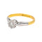 Bague 46 Bague solitaire en or jaune, platine et diamant 58 Facettes 5236222RV
