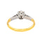 Bague 46 Bague solitaire en or jaune, platine et diamant 58 Facettes 5236222RV