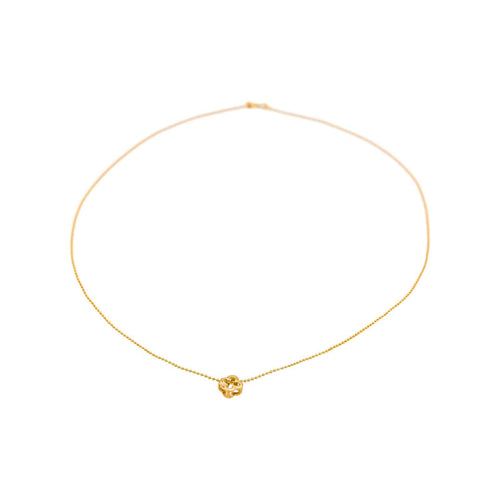 Collier Collier maille boule en or jaune 58 Facettes 5215788CN