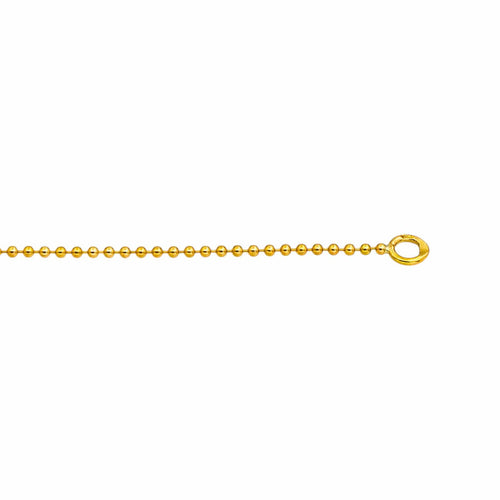 Collier Collier maille boule en or jaune 58 Facettes 5215788CN