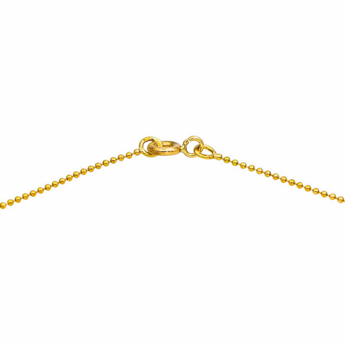 Collier Collier maille boule en or jaune 58 Facettes 5215788CN