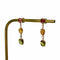 Boucles d'oreilles Boucles d'oreilles tourmaline en or rose et or gris 18K 58 Facettes REF24085-248