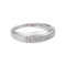 Bague 55 Bague en or blanc et diamants 58 Facettes 5414834RV