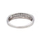 Bague 55 Bague en or blanc et diamants 58 Facettes 5414834RV