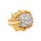 Bague 51 Bague cocktail en or jaune, or blanc et diamants 58 Facettes 5348121CN