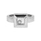 Bague 52 Chopard Happy Diamonds - Bague en or blanc et diamant 58 Facettes 5376538CN