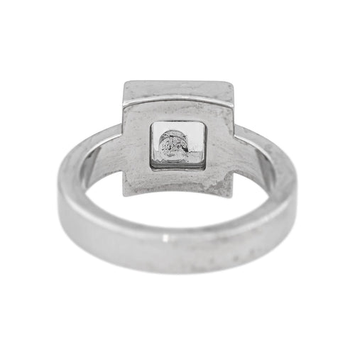 Bague 52 Chopard Happy Diamonds - Bague en or blanc et diamant 58 Facettes 5376538CN