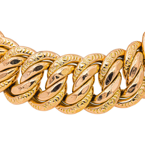 Bracelet Bracelet maille américaine en or jaune 58 Facettes 5450990CN