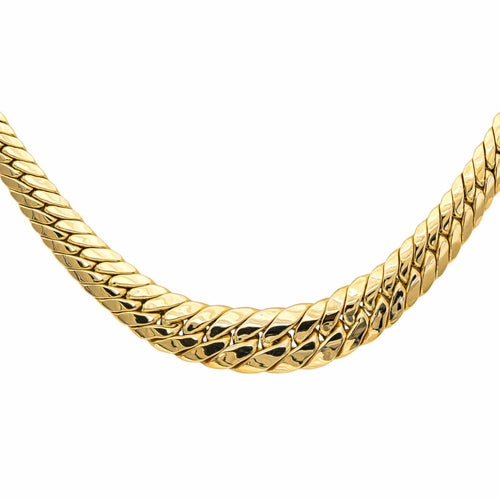 Collier Collier maille anglaise en or jaune 58 Facettes 5462276CN