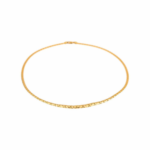 Collier Collier maille haricot en or jaune 58 Facettes 5501029CN